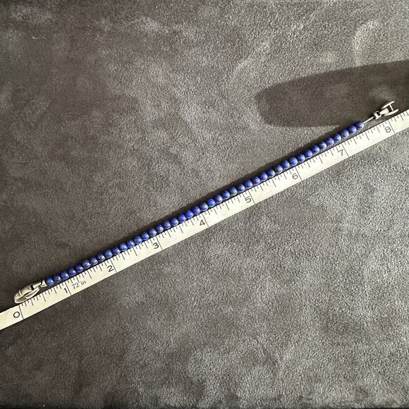 David Yurman Spiritual Beads Bracelet in Lapis Lazuli - 4mm - Medium - Picture 8 of 8